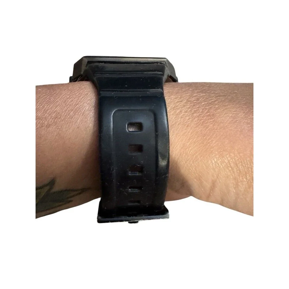 ADIDAS ADH2770 Black Watch EUC Tested New Battery